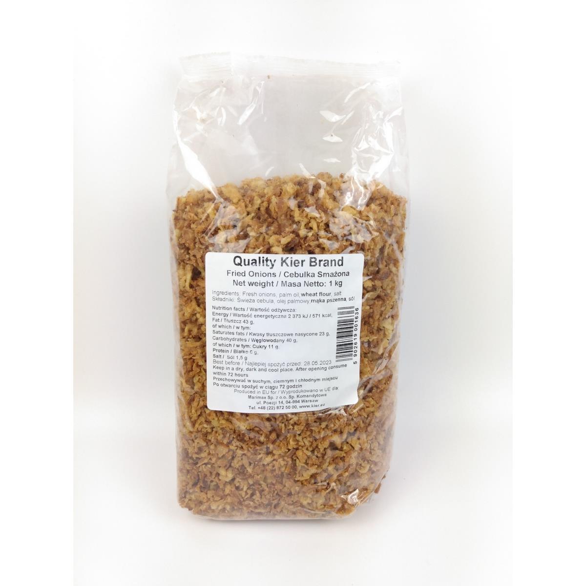 Лук жареный Kier Fried Onions Cebula smażona 1 кг