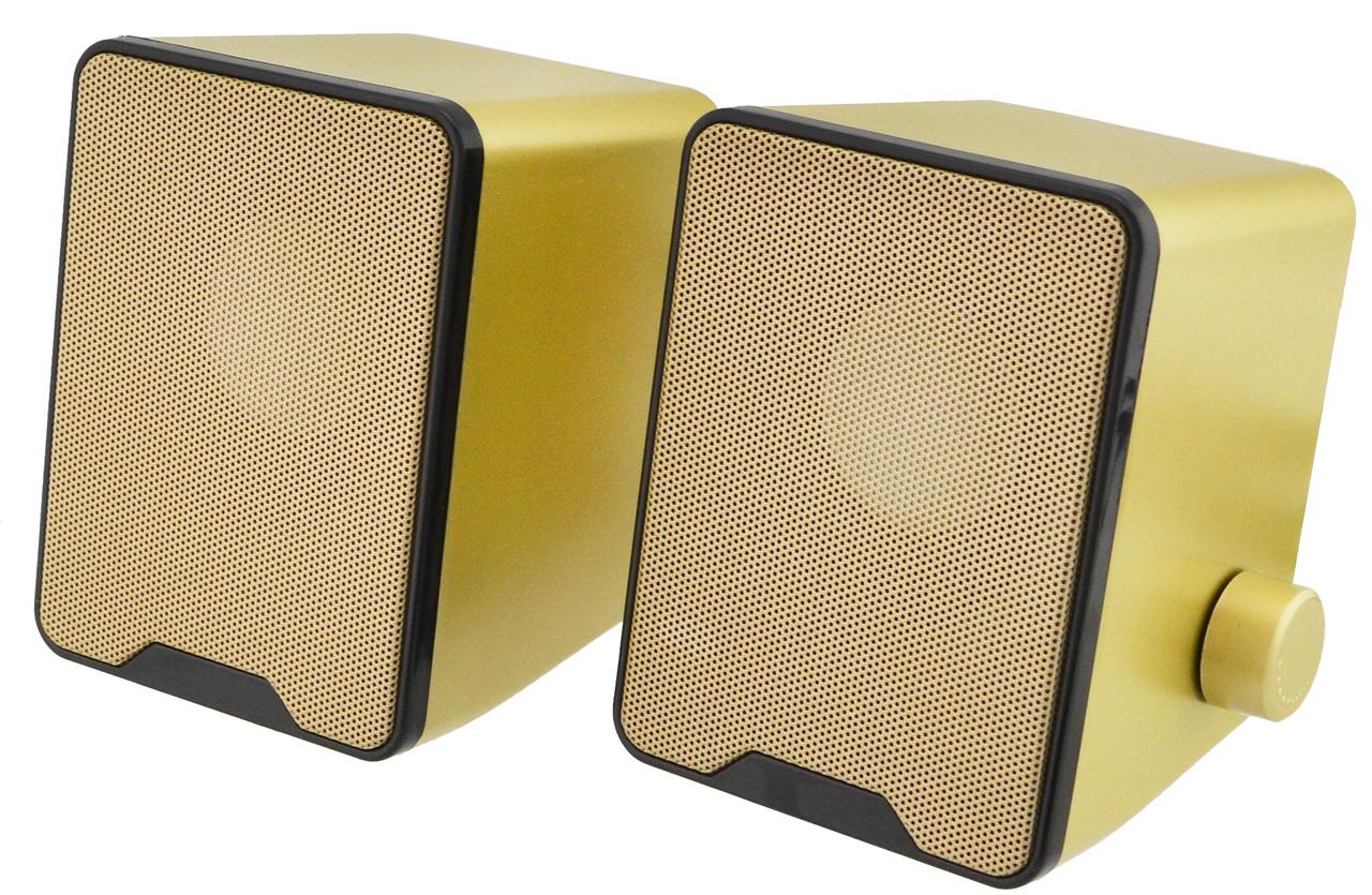 Колонки компьютерные Rias FT-280 2.0 2x3W Gold (3_00435)