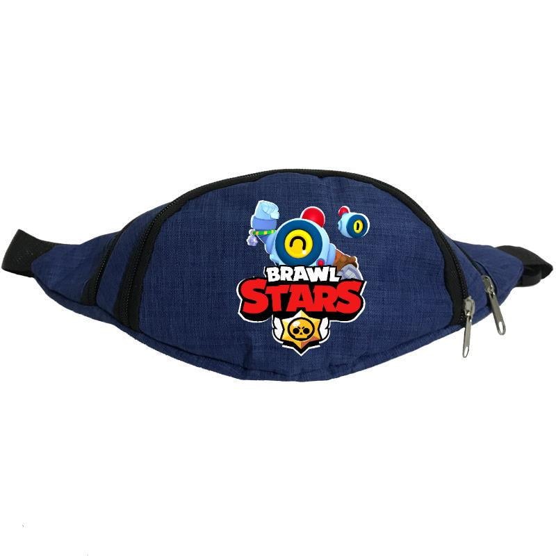 Поясная сумка-бананка Cappuchino toys Бравл Старс Нани BS-Nani Синий (1454091326)