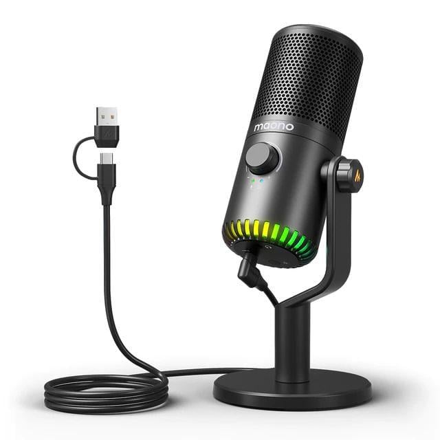 Микрафон Maono DM30 конденсаторный USB/Type-C микрофон c RGB подсветкой