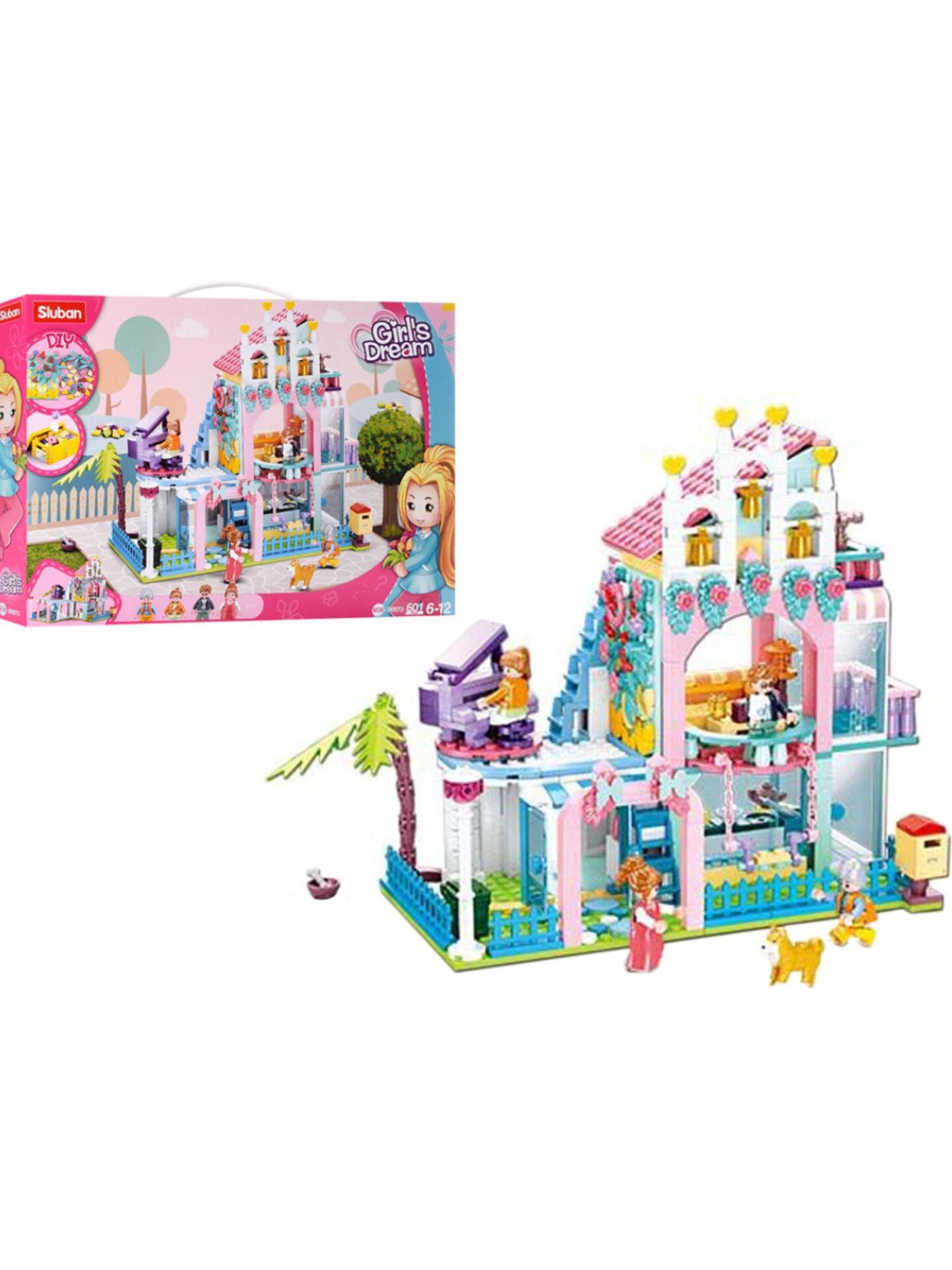 Конструктор Sluban M38-B0973 Вилла 601 деталей (21565)