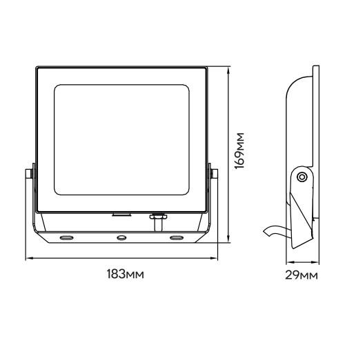 Прожектор светодиодный ARDERO LL-1050ARD 50 Вт 6500K Черный (80018) - фото 3 Прожектор светодиодный ARDERO LL-1050ARD 50 Вт 6500K Черный (80018) - фото 3