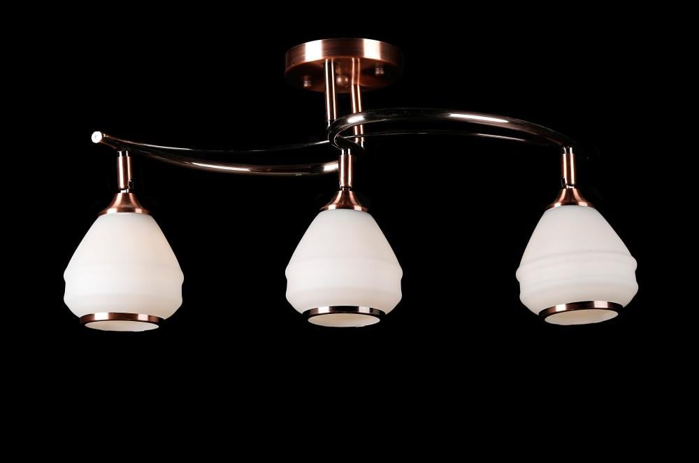 Люстра с плафонами Ray L1428/3 (AB+RAB) (IR005753)