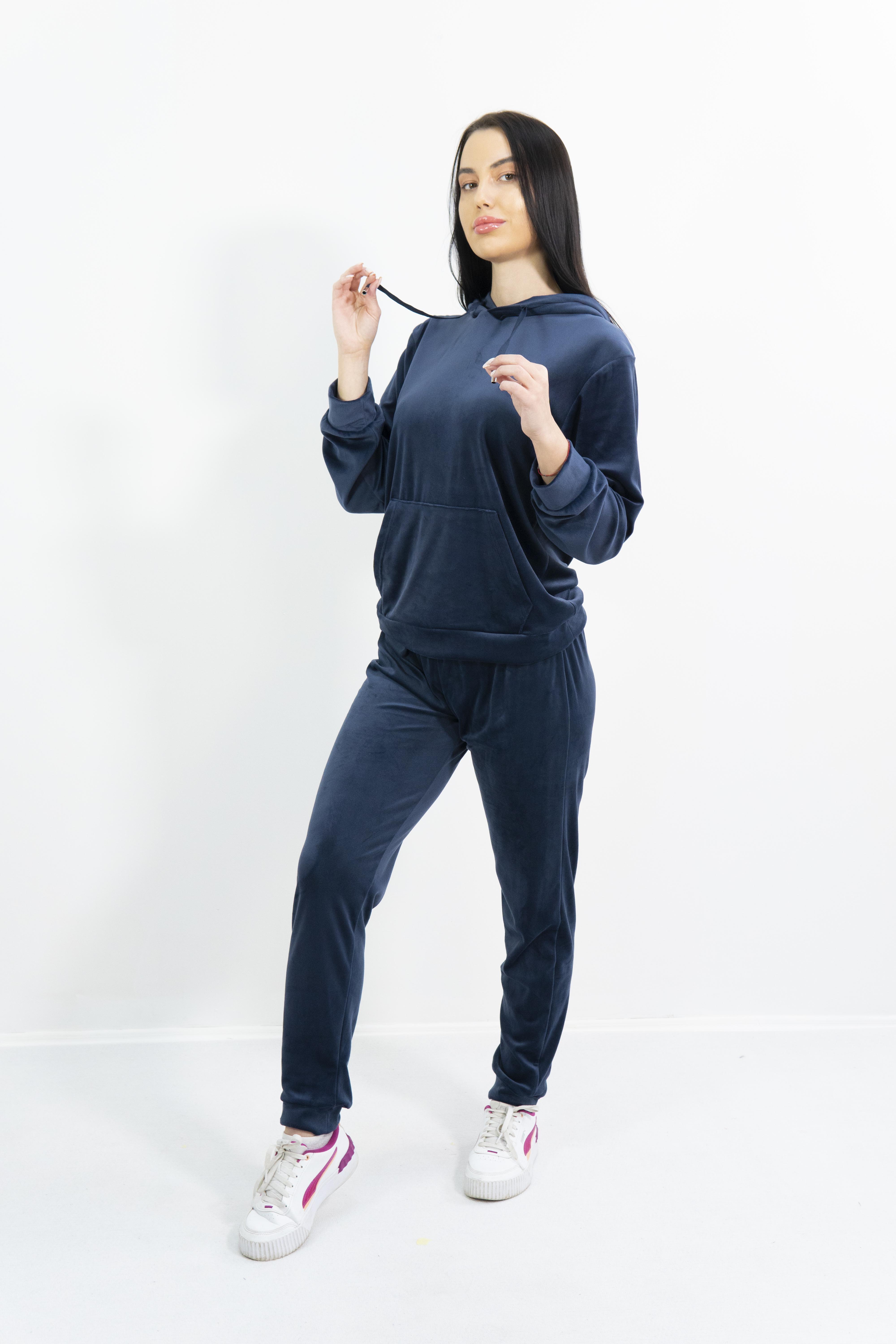 Спортивный костюм женский Lee Cooper Louisa велюровый XXL Синий