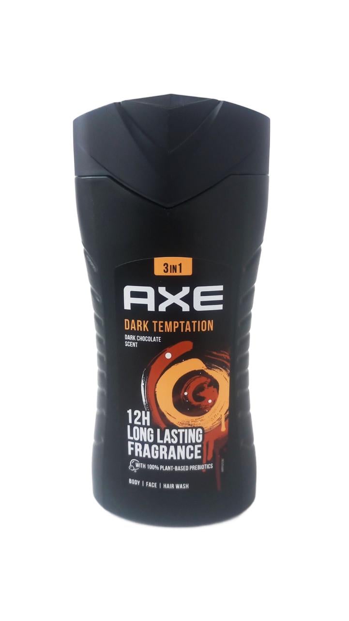 Гель для душа AXE Dark Temptation запах темного шоколада 3в1 250 мл (128074)