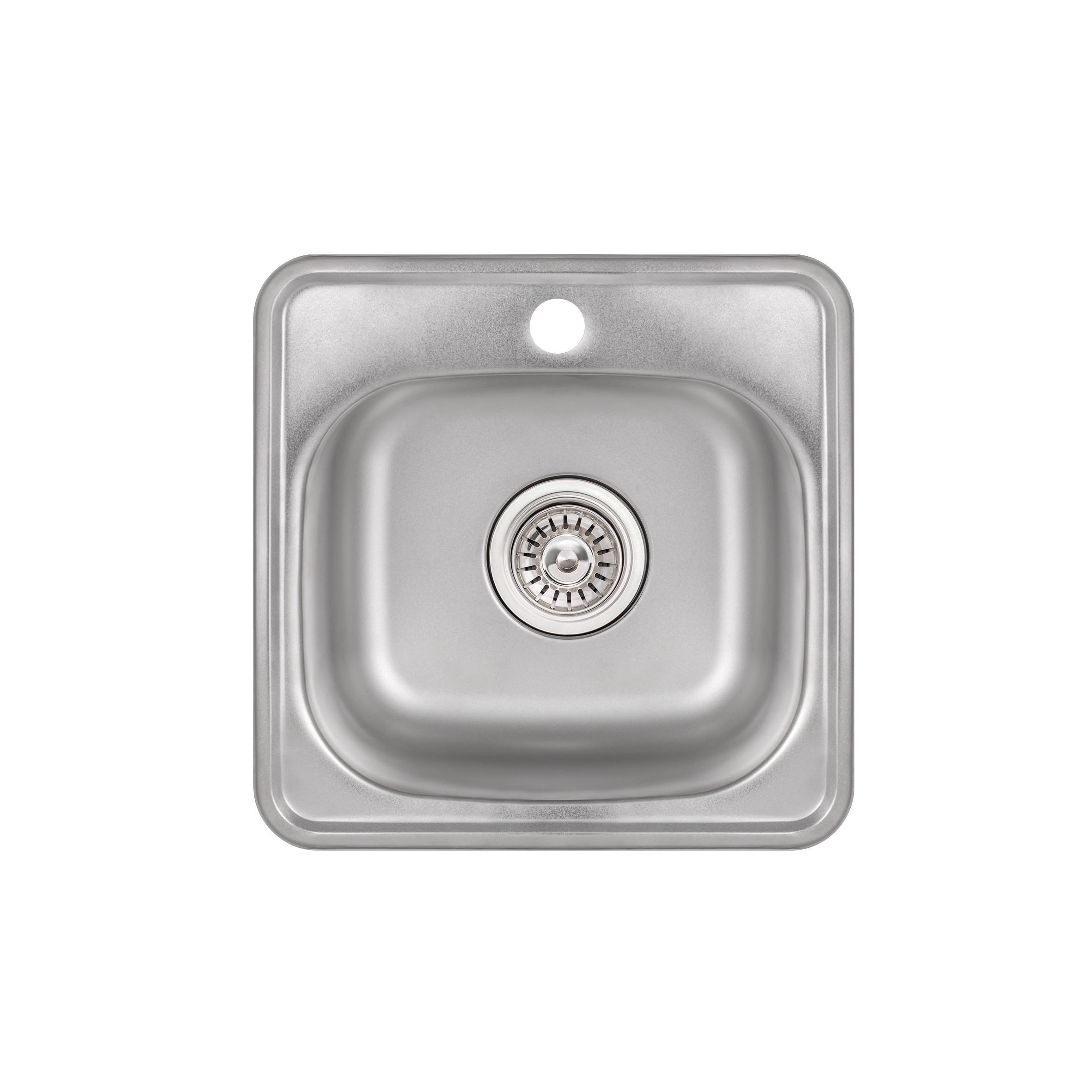 Мийка для кухні Lidz 3838 0,6 мм Satin (LIDZ3838POL06)