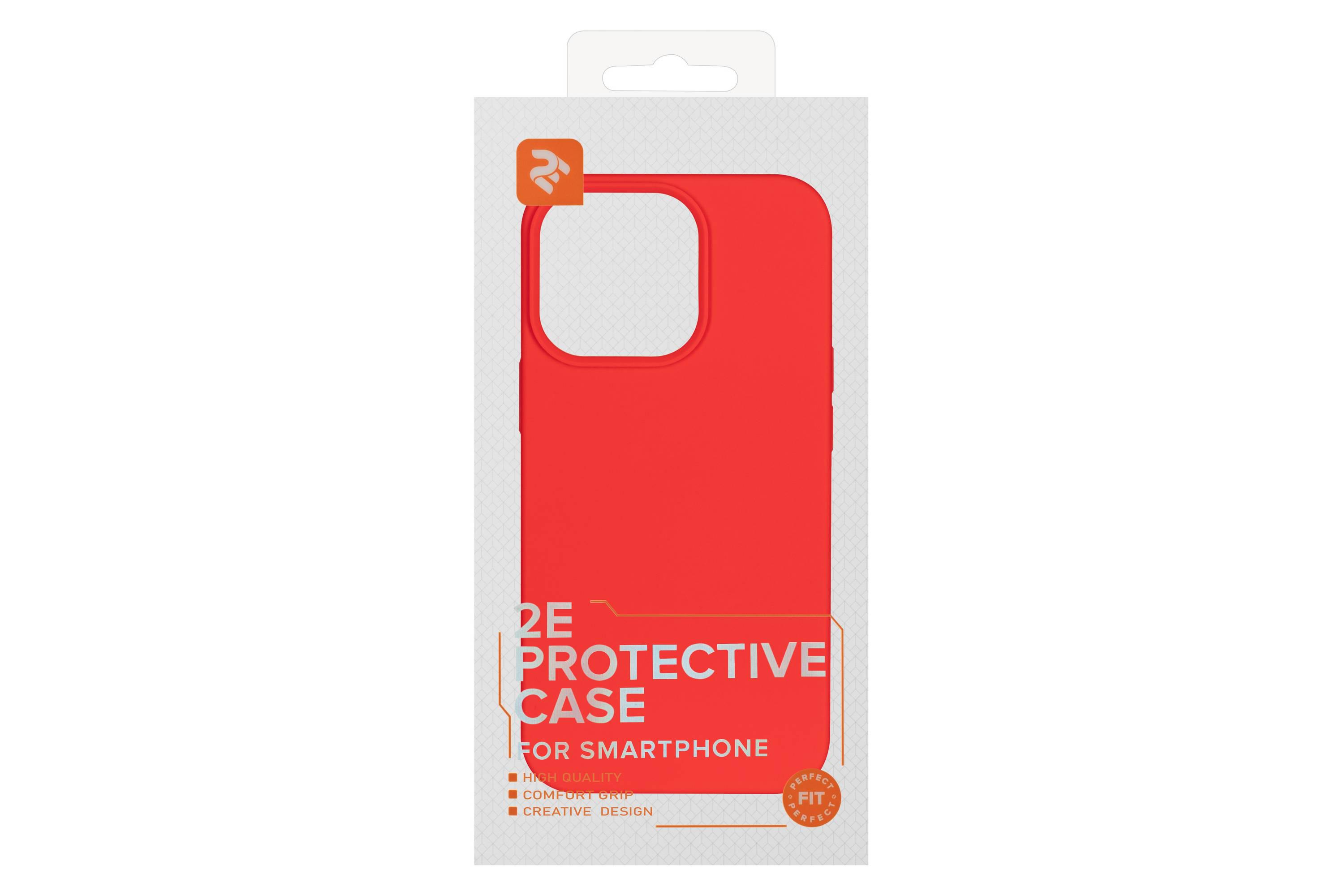 Чохол-бампер для телефону 2E Basic Liquid Silicone iPhone 14 Pro Red (2E-IPH-14PR-OCLS-RD) - фото 3