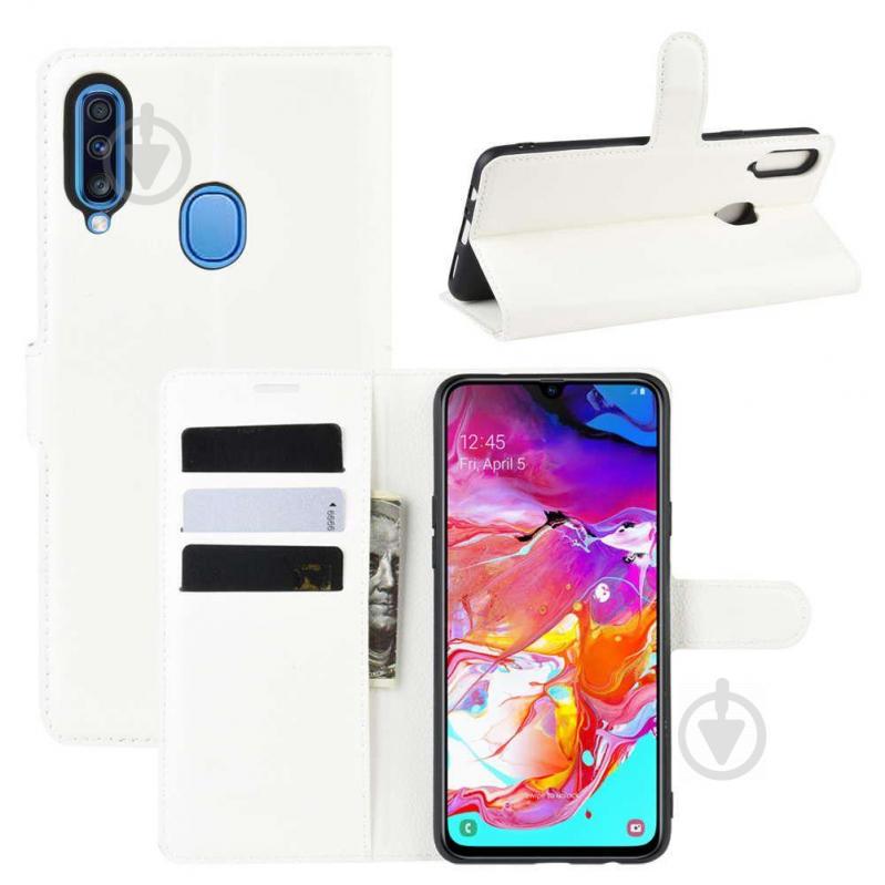 Чохол-книжка Litchie Wallet Samsung A207 Galaxy A20s White (hub_ifdY25647) - фото 2