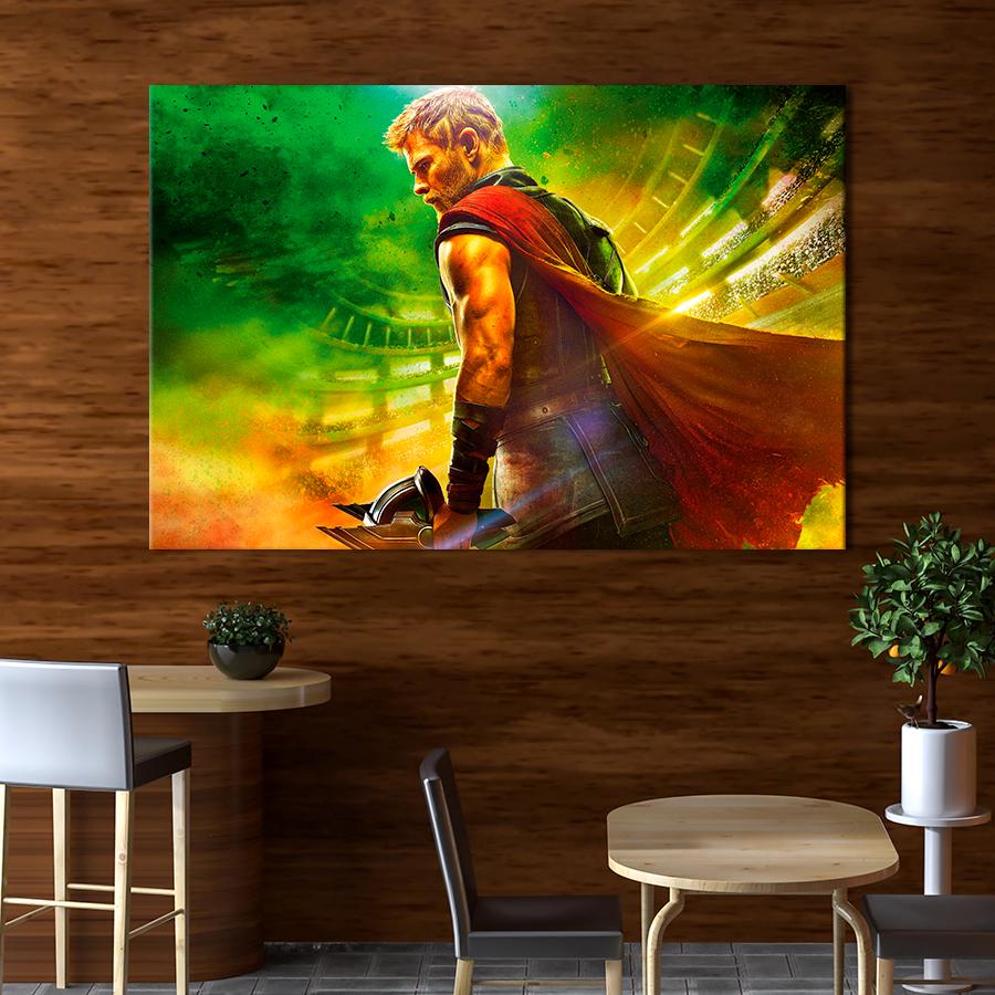Настенний декор Тор на арене фильм Тор: Рагнарёк 120x80 см (A124-1)