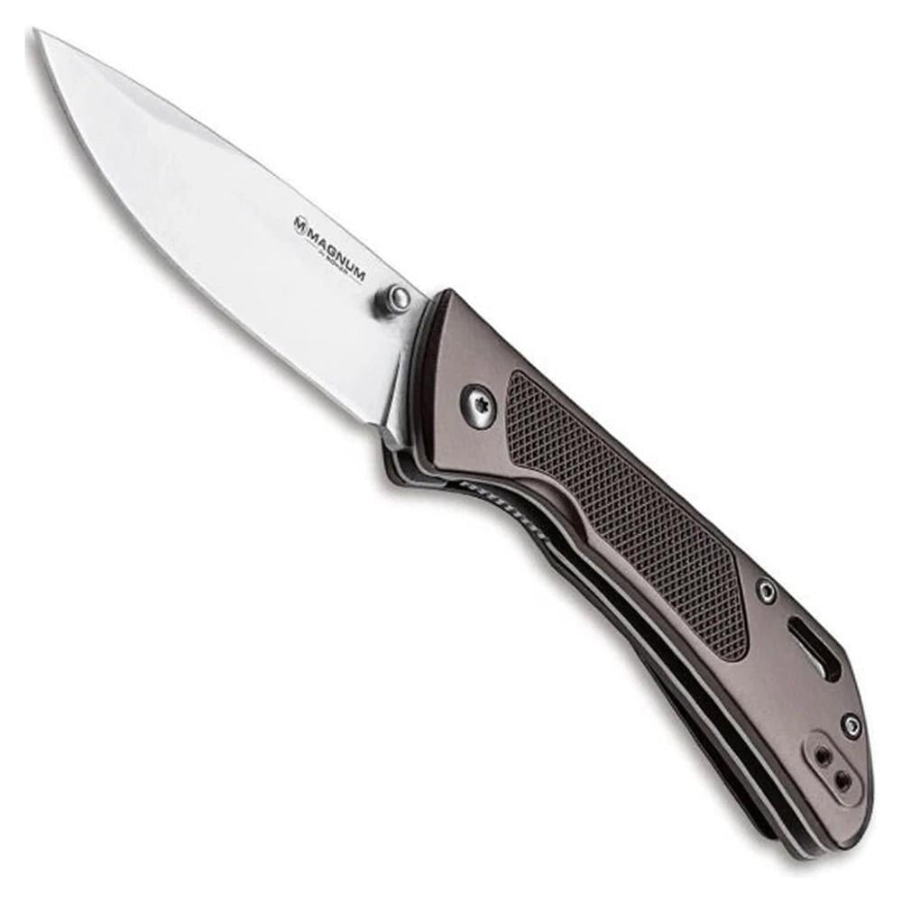 Туристичний ніж мисливський Boker Magnum Advance Checkering Dark Bronze (01RY303)