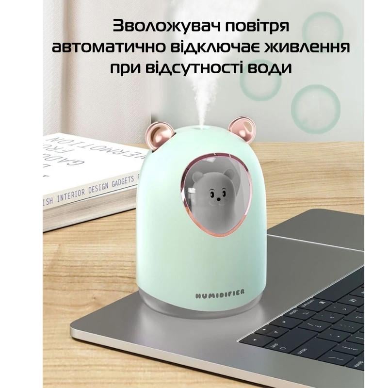 Увлажнитель воздуха UKC Air Purifier Мишка с подсветкой 300 мл (15467725) - фото 4