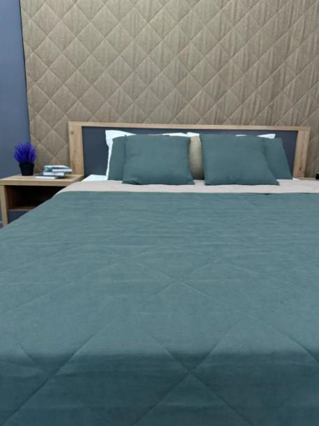 Покрывало двухстороннее Decorator Sparta Diamond 130х220 см Голубой (85-047) - фото 2 Покрывало двухстороннее Decorator Sparta Diamond 130х220 см Голубой (85-047) - фото 2