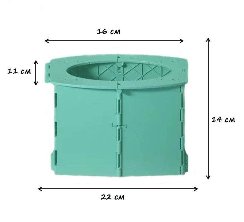 Горщик складаний дитячий дорожний Babyhood BH-135 Зелено-жовтий (29397270) - фото 4 Горщик складаний дитячий дорожний Babyhood BH-135 Зелено-жовтий (29397270) - фото 4
