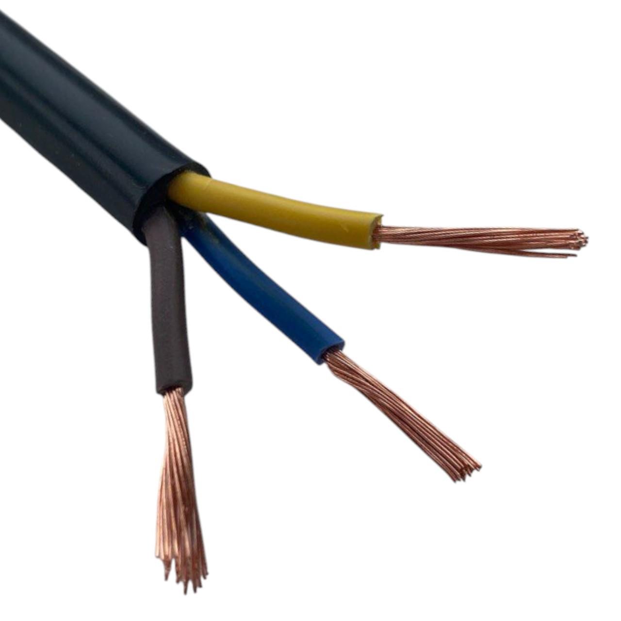 Кабель ПВС 90 м 3х1 мм Чорний Кабель ПВС 90 м 3х1 мм Чорний