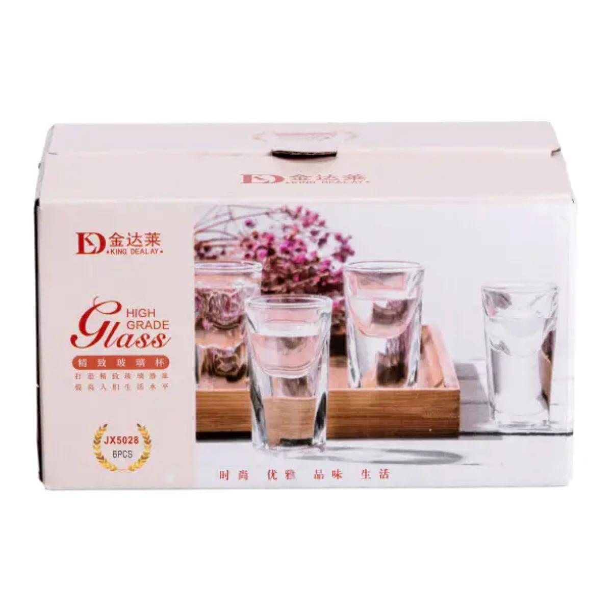 Набір стопок зі скла 6 шт. по 30 мл (HP-19-137) - фото 9 Набір стопок зі скла 6 шт. по 30 мл (HP-19-137) - фото 9