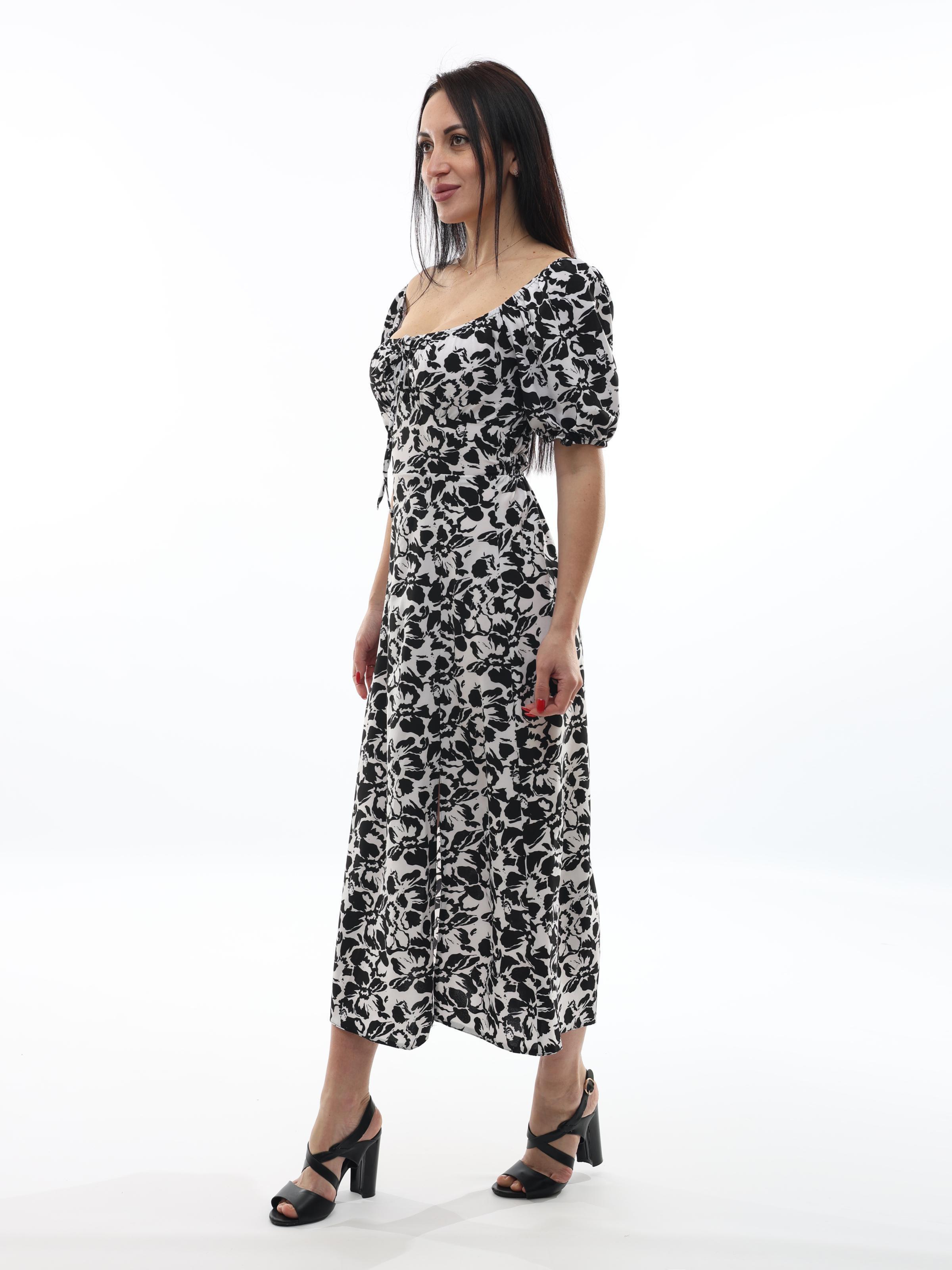 Платье женское СТИЛЬ-В р. 44 Черный (278393-44) - фото 1 Платье женское СТИЛЬ-В р. 44 Черный (278393-44) - фото 1