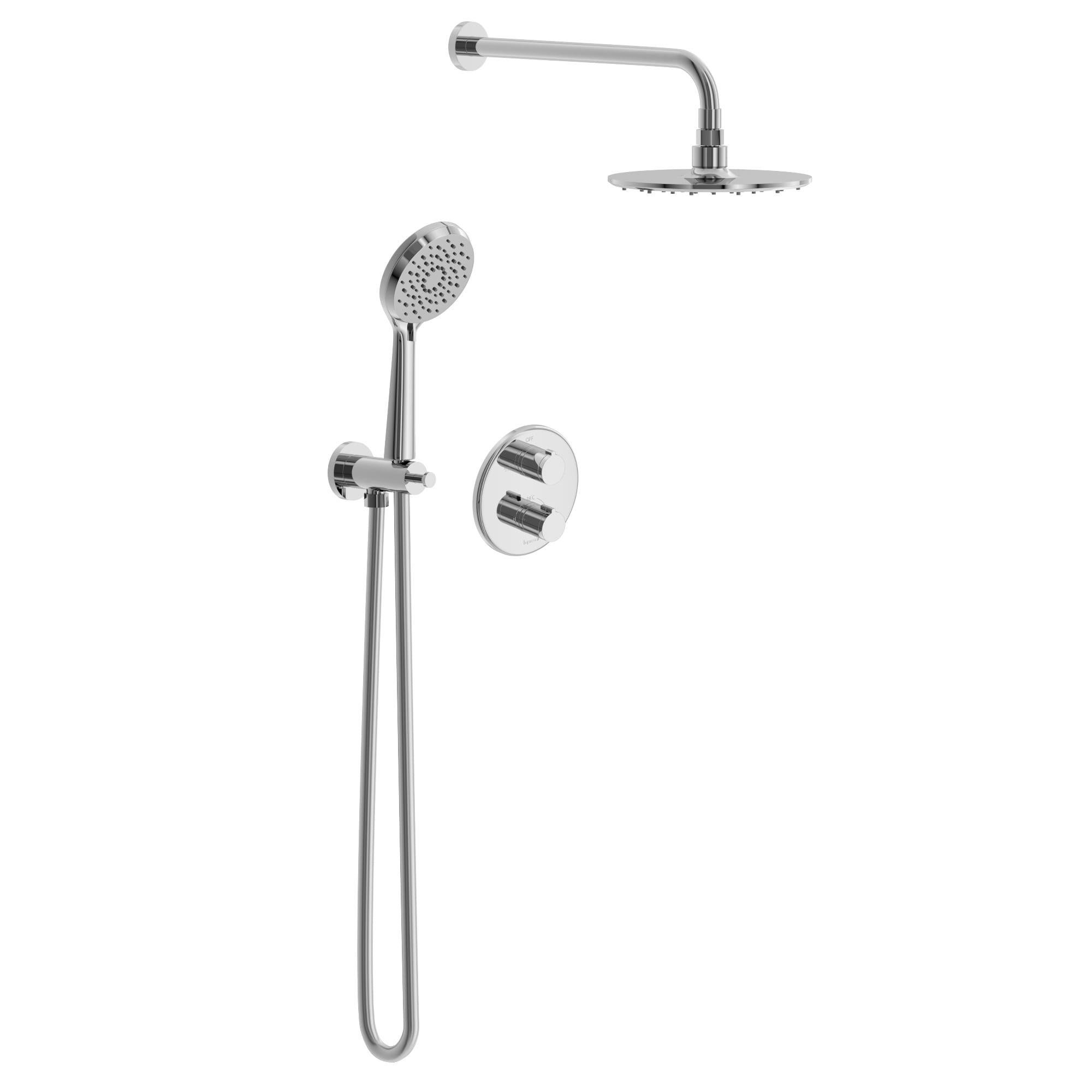 Душевая система Imprese Kucera с термостатом латунь Хром (t04803401SRC)