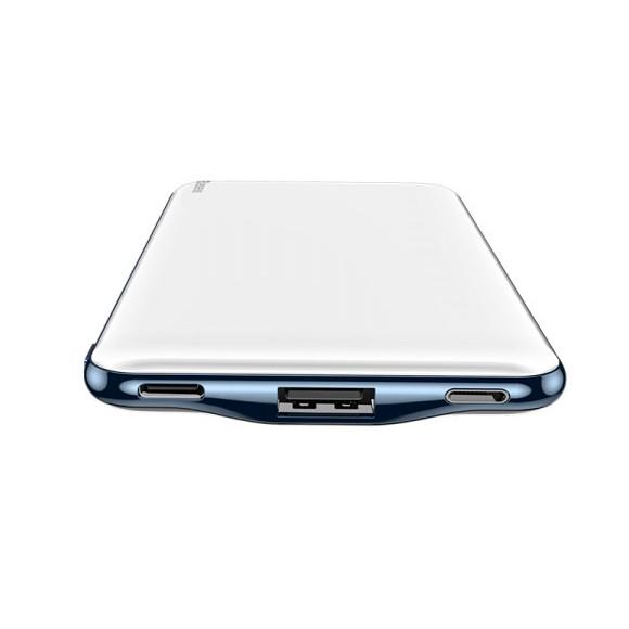 Повербанк BASEUS Simbo 10000 mAh Fast Charge USB Q1 Simbo White (DR012226) - фото 4