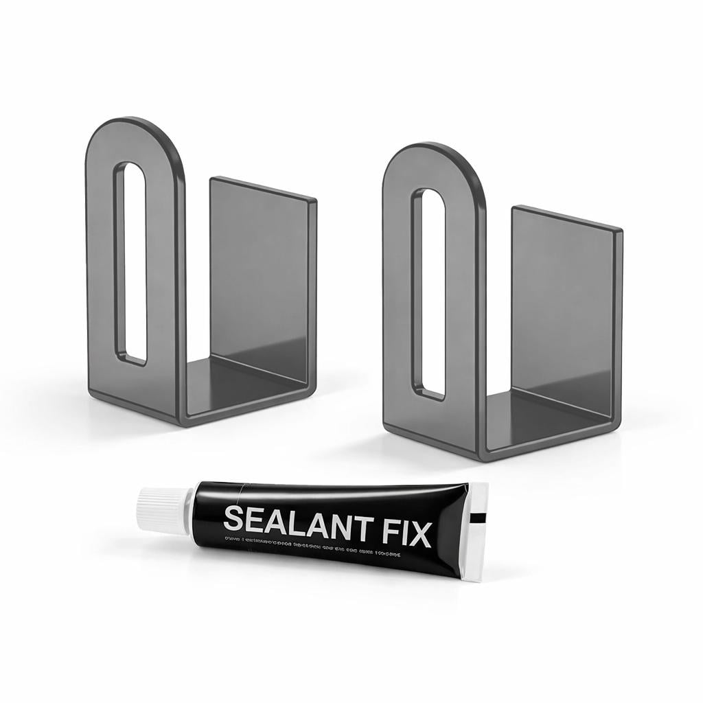 Крючки самоклеящиеся на стену кухни и ванной стальные 2 шт. Серый (GACKUH-1421)