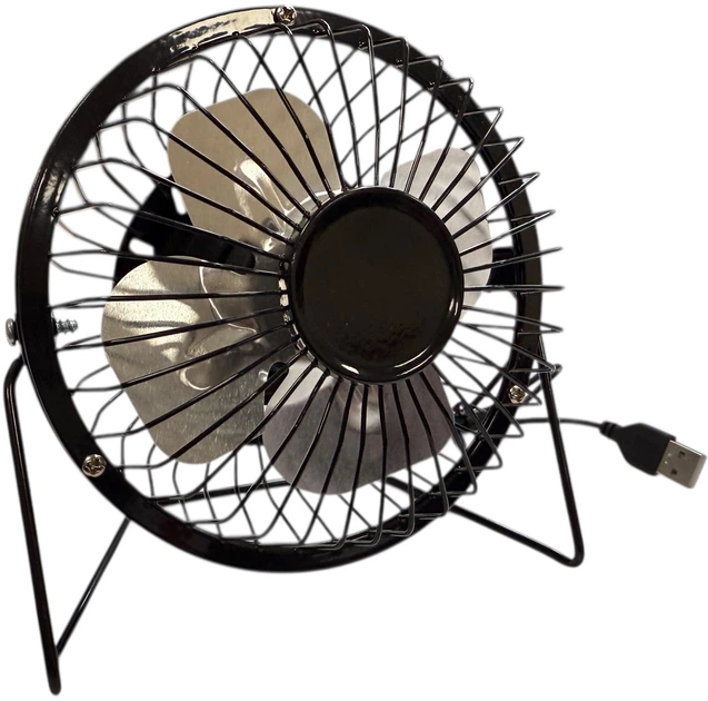 Вентилятор USB Mini Fan металевий корпус з регулюванням куту нахилу - фото 7 Вентилятор USB Mini Fan металевий корпус з регулюванням куту нахилу - фото 7