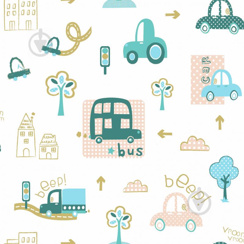 Бумажные детские обои ICH Coconet 561-2 Разноцветные