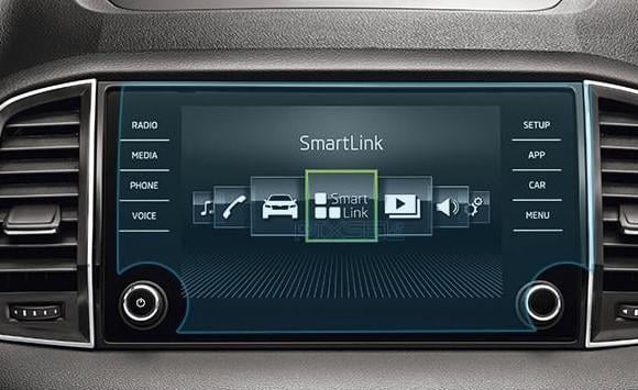 Стекло защитное Pixsel на монитор Skoda KAROQ 11,2“ 2022 закаленное глянец