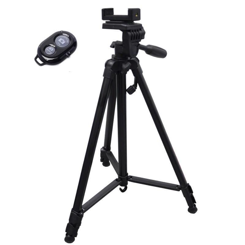 Штатив трипод TriPod 380A 0,5-1,35 м для камеры и телефона переносной + Пульт Штатив трипод TriPod 380A 0,5-1,35 м для камеры и телефона переносной + Пульт