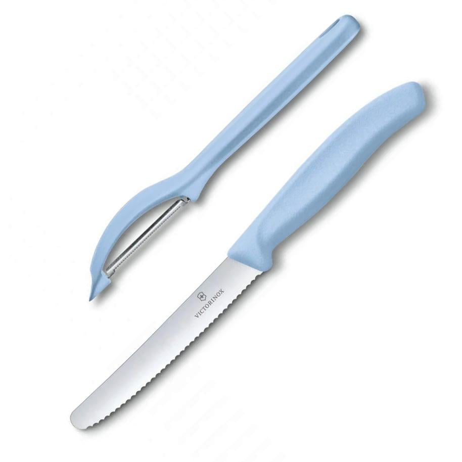 Набор кухонный Victorinox Swiss Classic Paring Set 2 шт. Голубой (58-79-Vx67116.21L22)