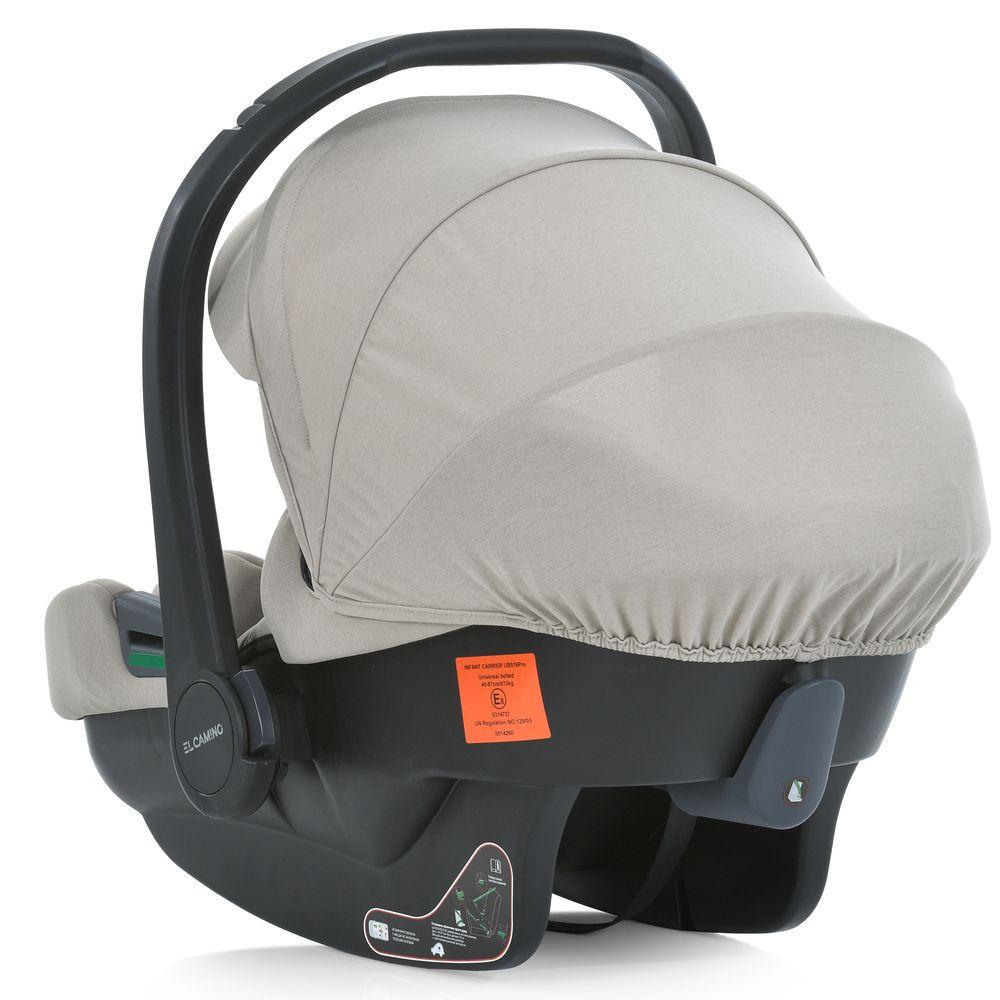 Автокрісло для новонароджених El Camino ME 1186 i-KEEP i-SIZE R129 до 87 см 40-87 см Cashmere Beige (2763096756) - фото 9
