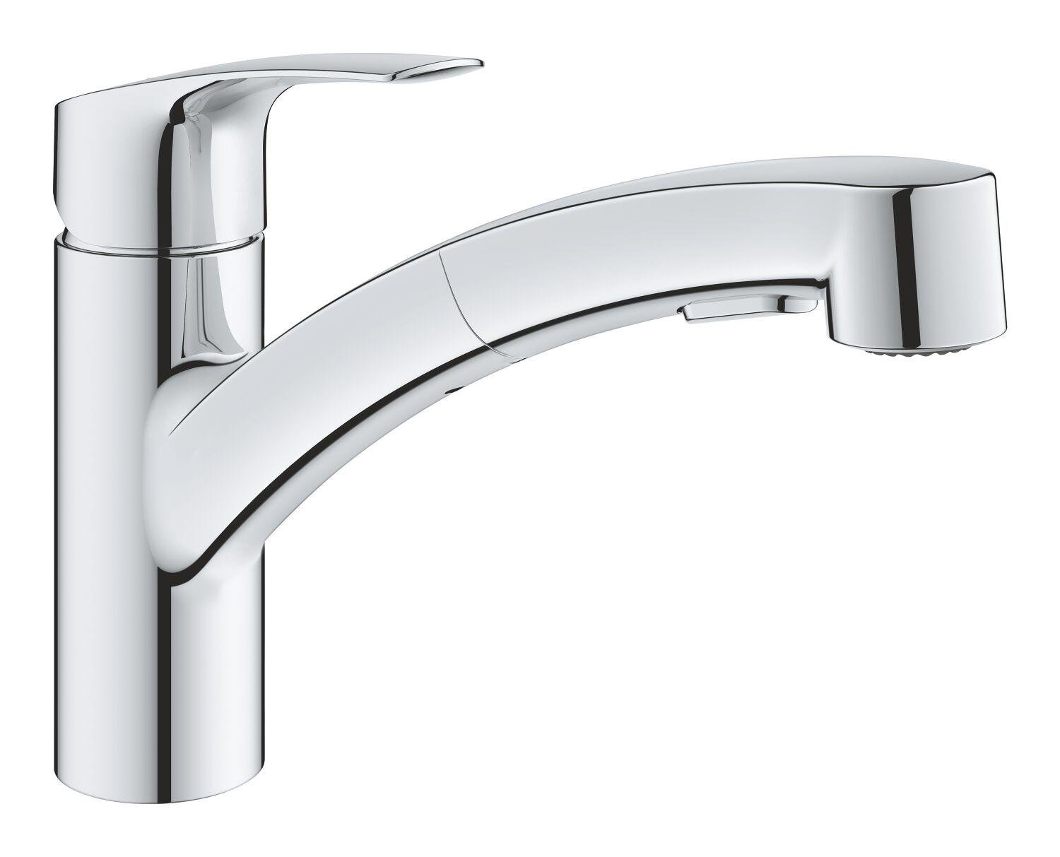 Смеситель для кухни с выдвижным изливом Grohe Eurosmart (30305001)