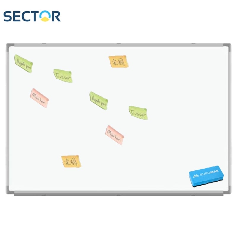 Доска магнитно-маркерная SECTOR М1510 сухостираемая 150х100 см (28690188) - фото 5 Доска магнитно-маркерная SECTOR М1510 сухостираемая 150х100 см (28690188) - фото 5