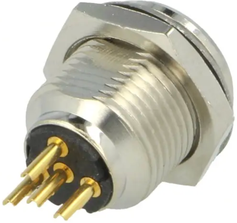 Панельний роз'єм Moco SA108-4P mini XLR штекер 4 контактів 1 шт. (000049386) - фото 10