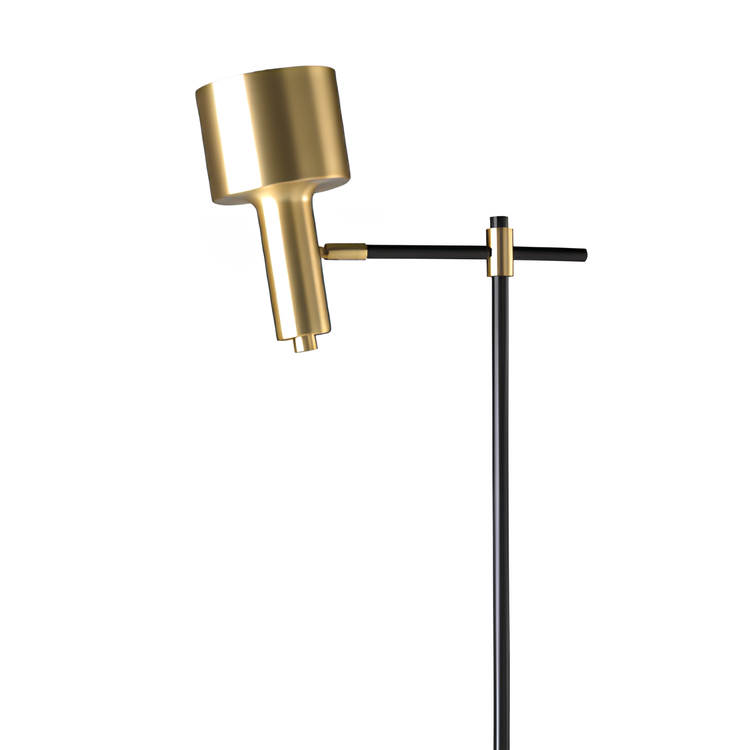 Торшер Svet з поворотним плафоном з металу під лампу Е27 Чорний/Золотий (SWT-3055 BK+GD) - фото 6 Торшер Svet з поворотним плафоном з металу під лампу Е27 Чорний/Золотий (SWT-3055 BK+GD) - фото 6
