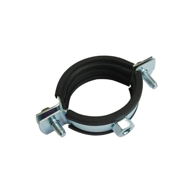 Хомут S Metalvis 8" 212-222 мм з гайкою М8/М10 для труб з гумовою прокладкою цинк 10 шт. (933000000933DNB200)