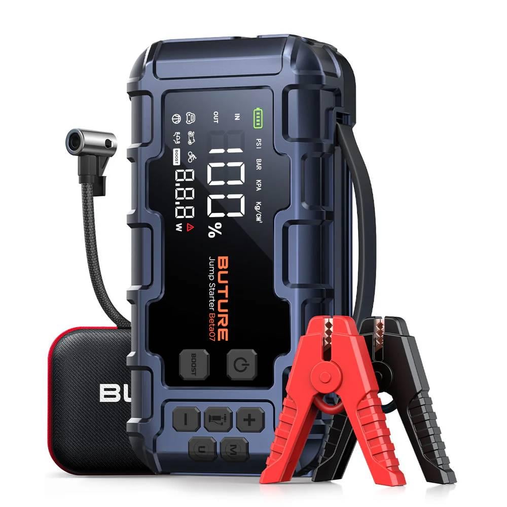 Пусковий пристрій Buture Beta07 з компресором 6000A 26800 mAh (1377)