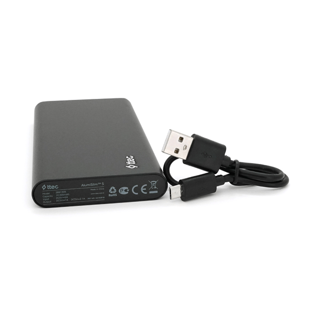 Повербанк Ttec 10000 mAh 2USB Type-C 20W Черный (29501) - фото 3 Повербанк Ttec 10000 mAh 2USB Type-C 20W Черный (29501) - фото 3