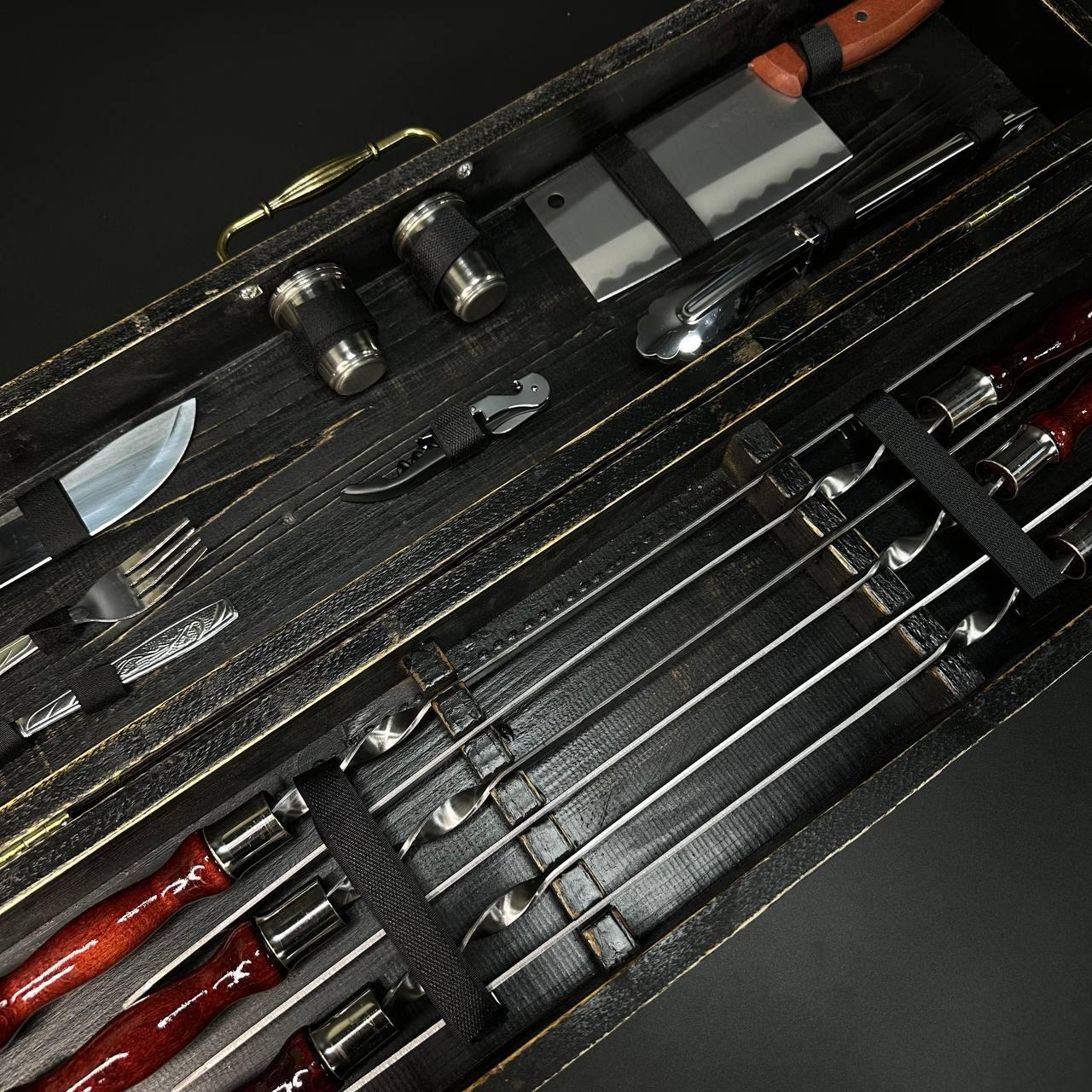 Набор шампуров в кейсе Black Box X-5 S1 - фото 4