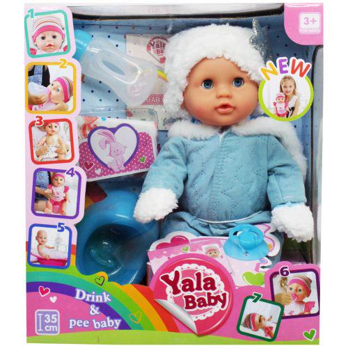 Пупс Yala Baby в комбинезоне Голубой (193592) Пупс Yala Baby в комбинезоне Голубой (193592)