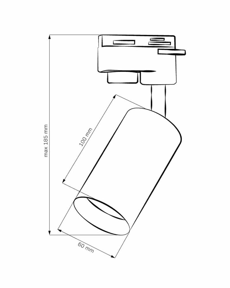 Трековий світильник Polux 327628 Maribel GU10 1x10W IP20 Золотий - фото 6 Трековий світильник Polux 327628 Maribel GU10 1x10W IP20 Золотий - фото 6