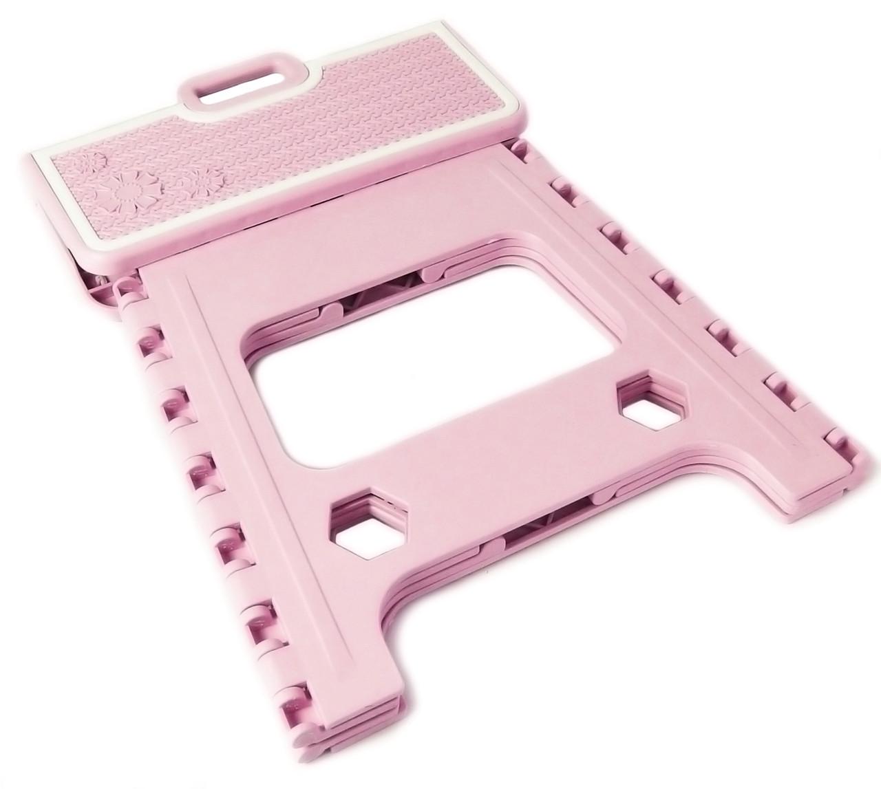 Табурет раскладной Stenson R87943 30х25х30 см Розовый (76b557cc) - фото 2 Табурет раскладной Stenson R87943 30х25х30 см Розовый (76b557cc) - фото 2