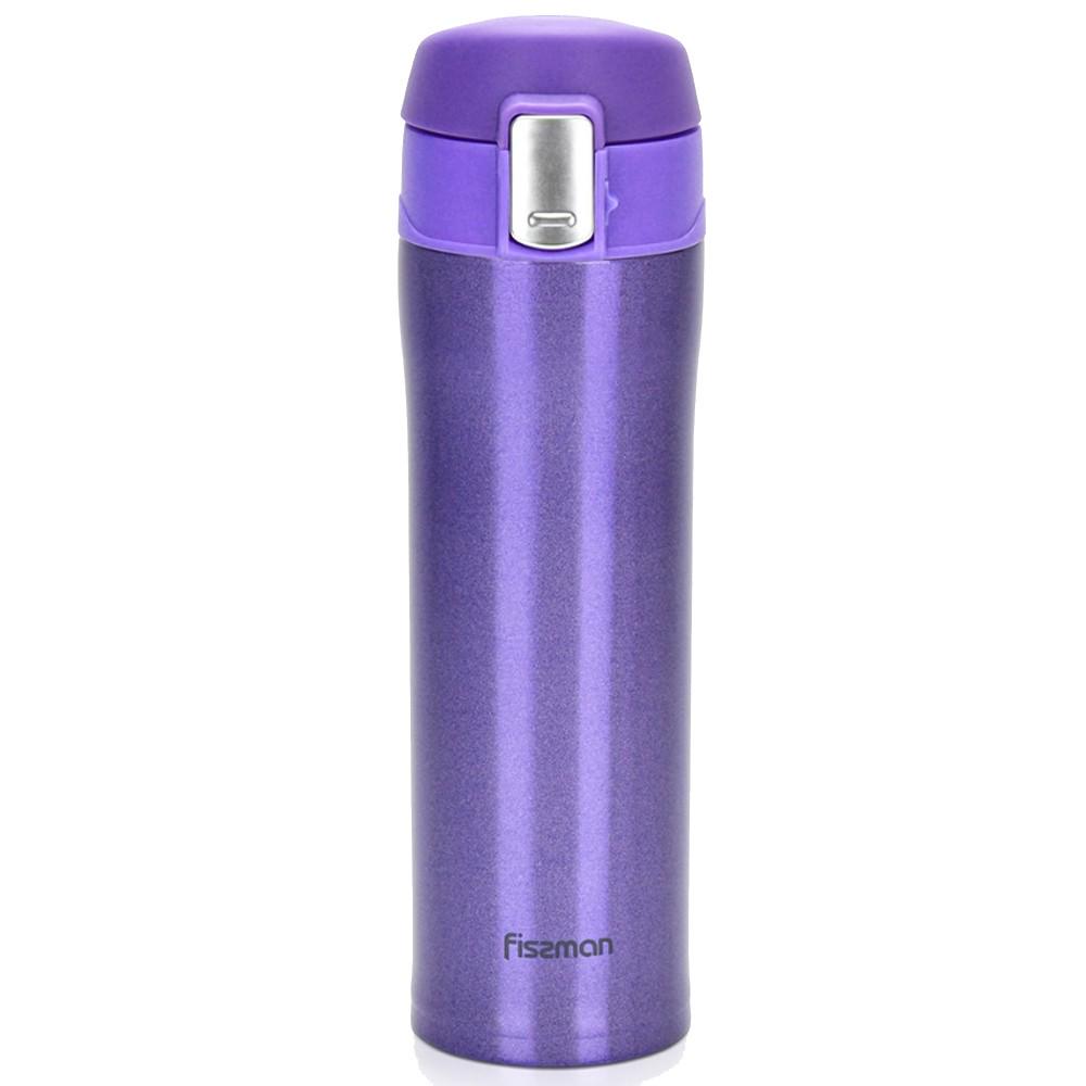 Термос-кухоль Fissman 450 мл Фіолетовий (9622) - фото 1 Термос-кухоль Fissman 450 мл Фіолетовий (9622) - фото 1