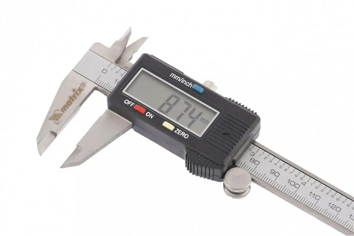 Штангенциркуль цифровий Digital Caliper 1 м/с 240х80х12 мм з живленням від 2х1,5 SR44 (opt-18671)