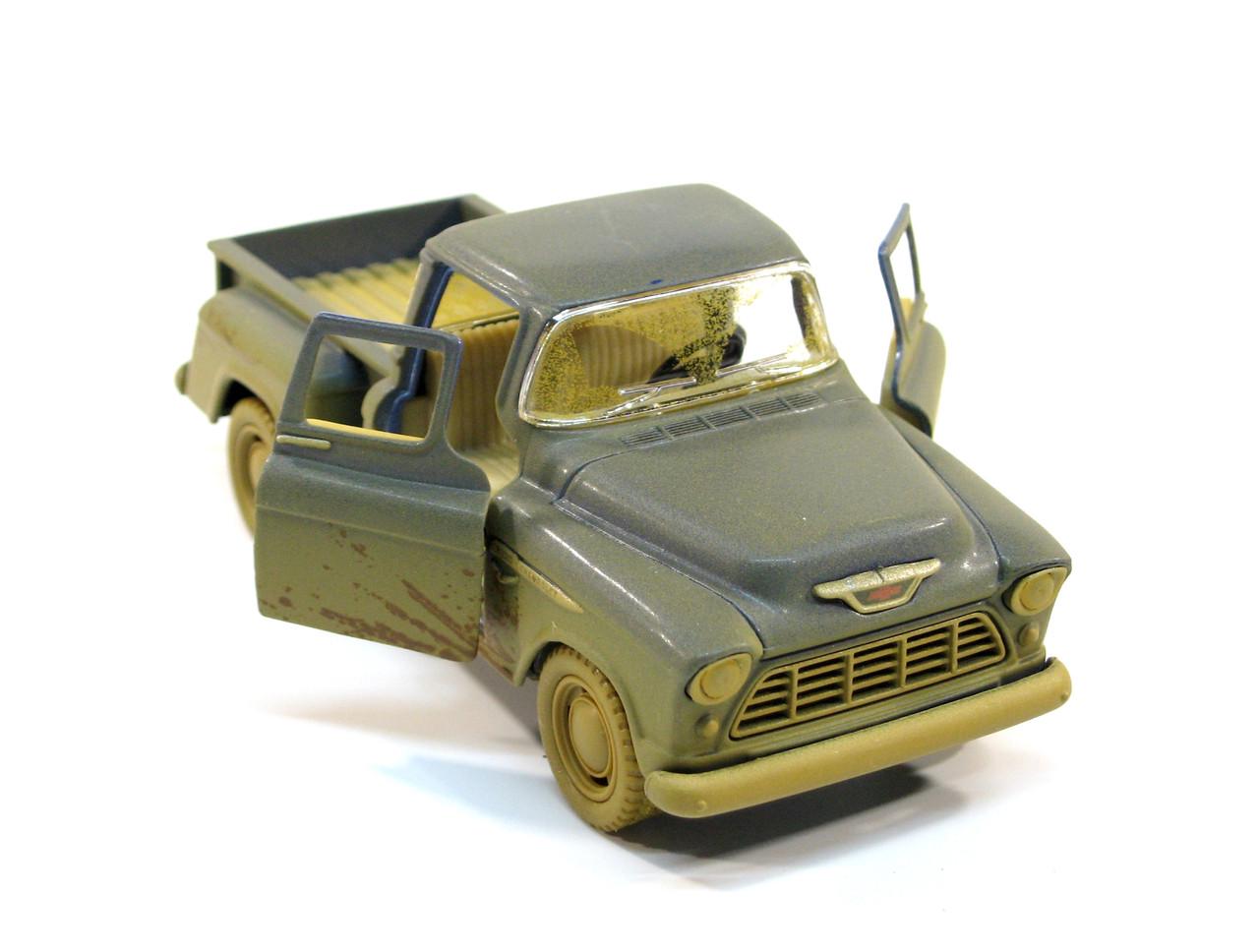 Машина металлическая KT5330Y Chevrolet Stepside Pick-up 1955 Muddy - фото 7 Машина металлическая KT5330Y Chevrolet Stepside Pick-up 1955 Muddy - фото 7