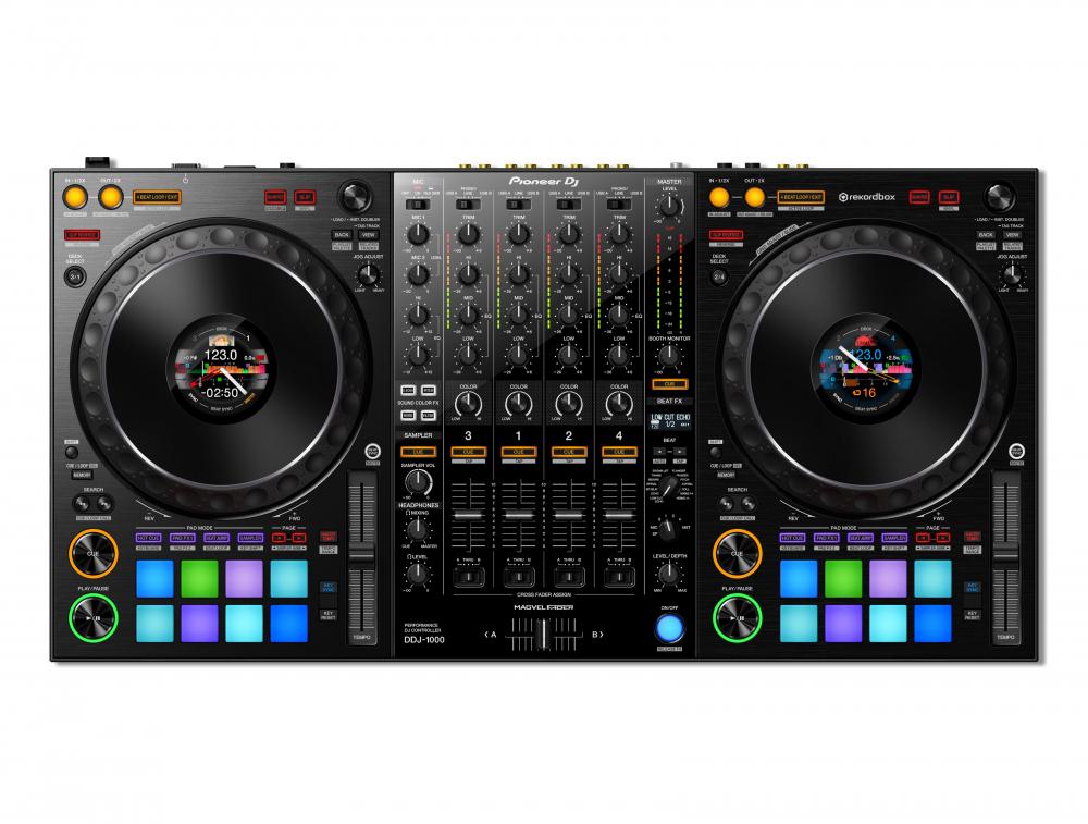 DJ контроллер PIONEER DDJ-1000 Черный (10089735) - фото 1