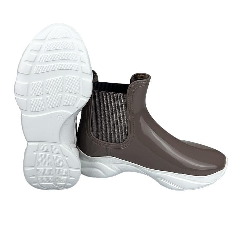 Сапоги резиновые женские 2002-1 p. 39 25-25,5 см Бежевый