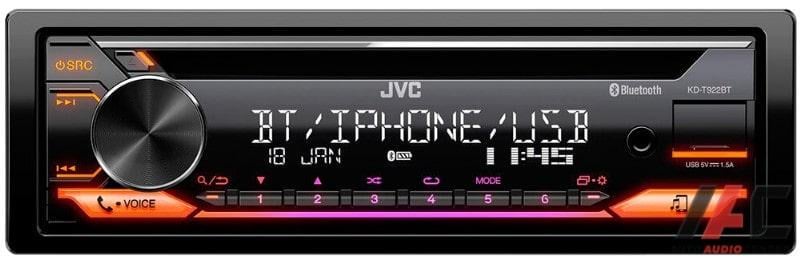 Магнитола JVC KD-T922BT - фото 1