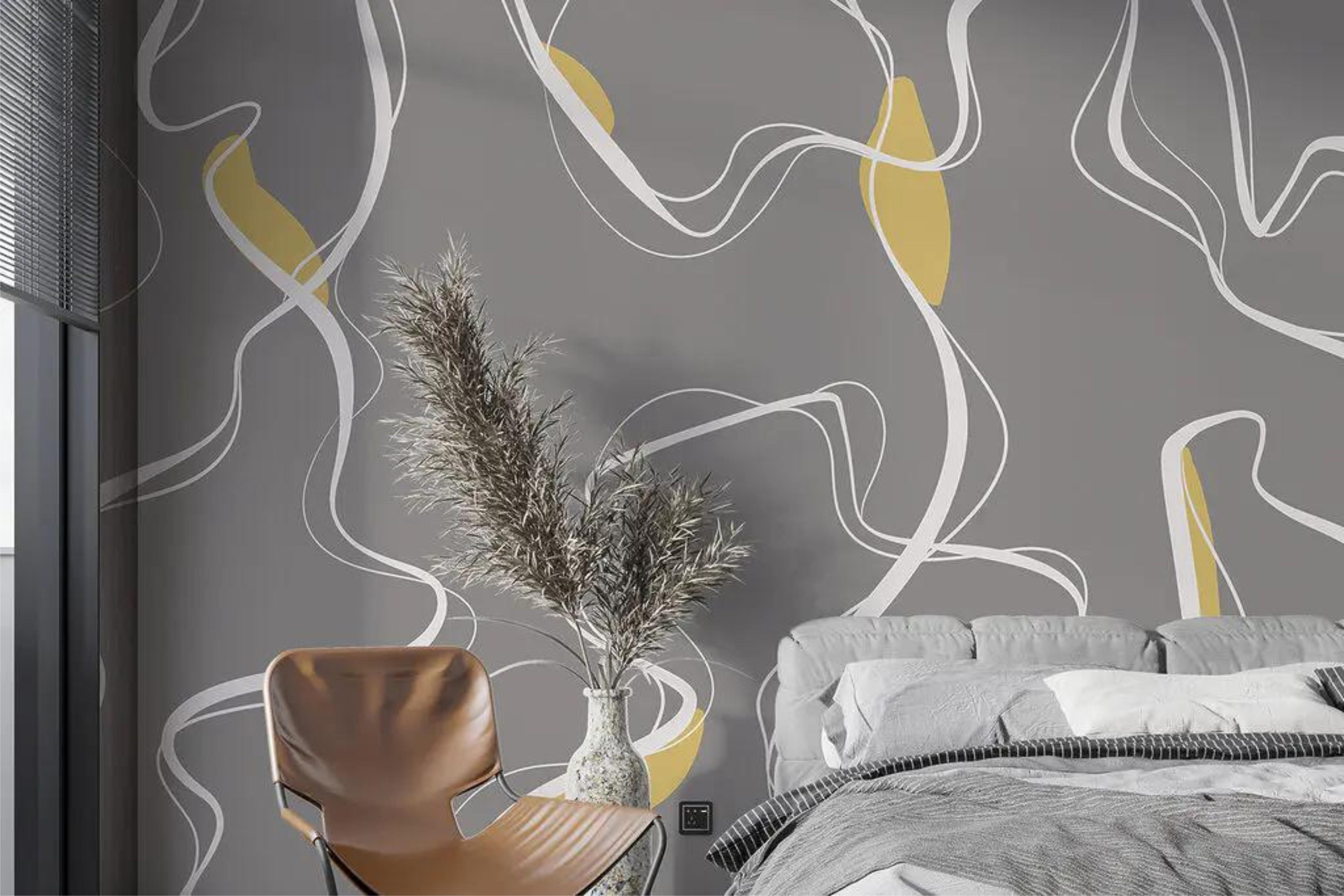 Фотообои серый (000339)