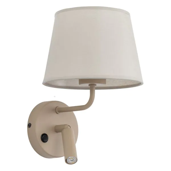 Бра TK Lighting 11596 Maja E27+G9 1+1x15W+8W IP20 Бежевый (36263533)