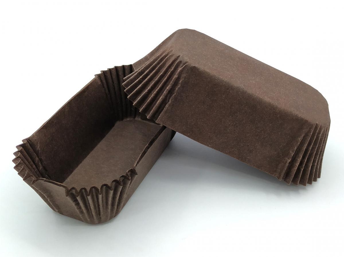 Форма для випічки кексів/капкейків паперові 80х35х30 мм Коричневий (19572360)