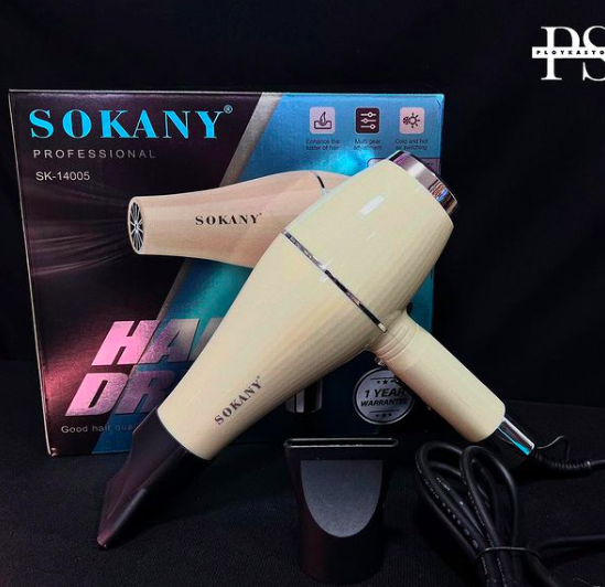 Фен Sokany SK-14005 професійний з концентратором 2 режими роботи 1500 Вт (2115547891) - фото 2